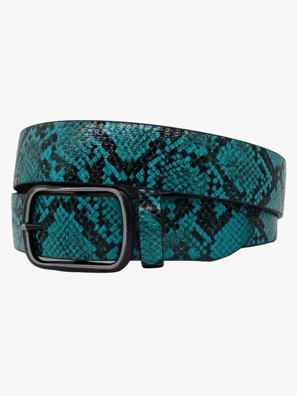 Animal-Print Faux Leather Belt sold by Thesupermade