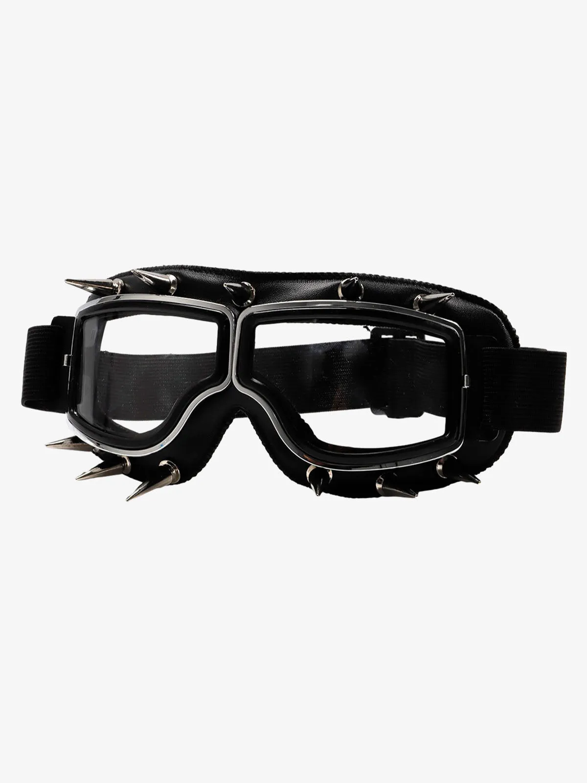Punk Spike Detail Retro Aviator Goggles sold by Thesupermade product image thumbnail 2