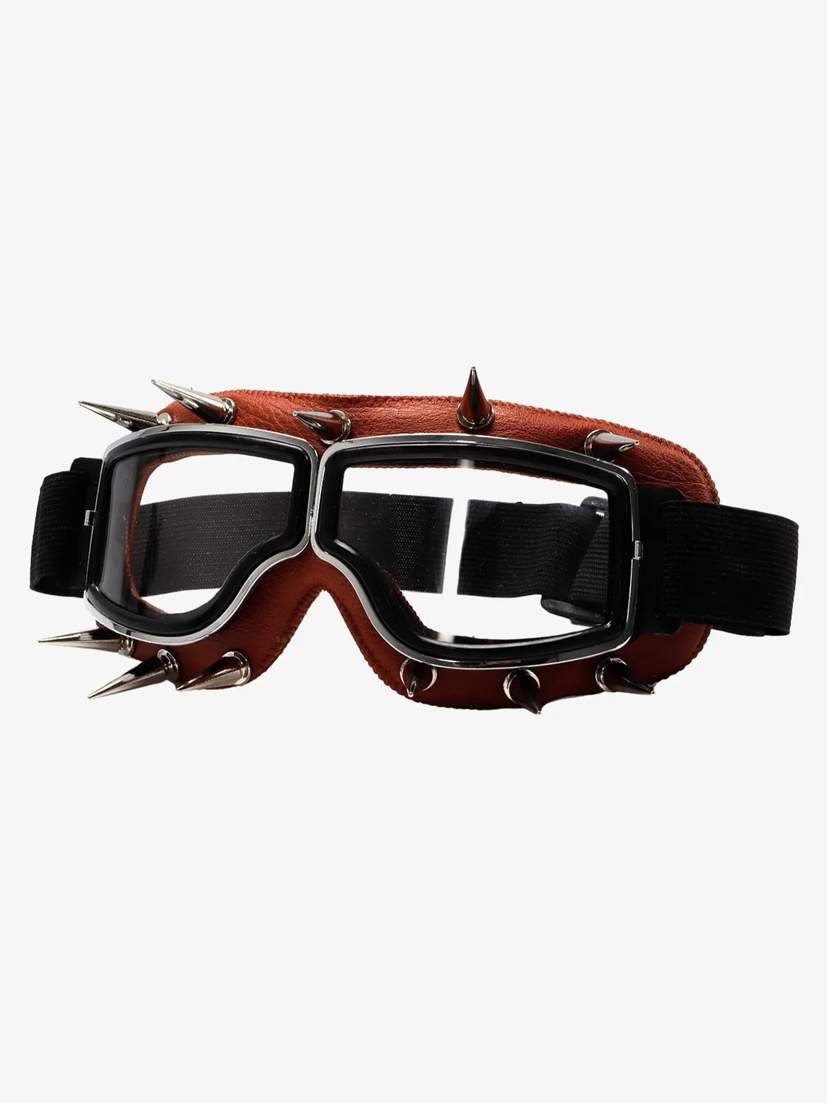 Punk Spike Detail Retro Aviator Goggles sold by Thesupermade