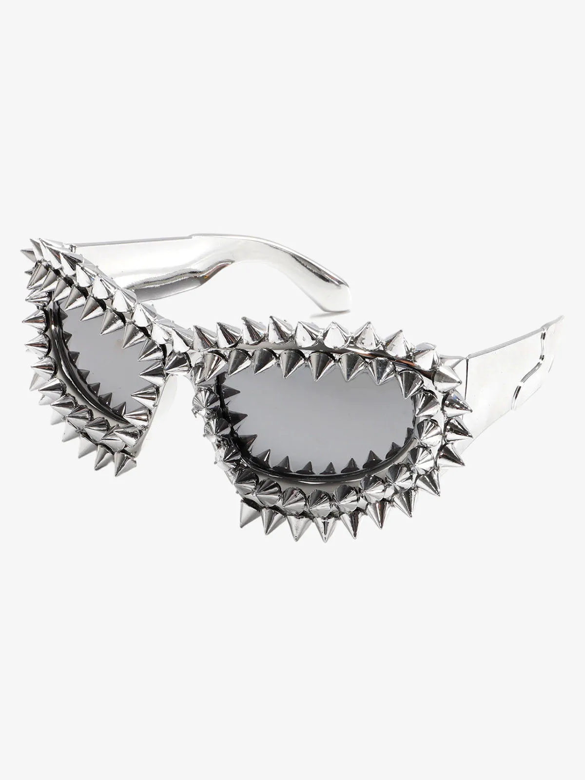 Retro High-Street Multicolor Spike Studded Sunglasses sold by Thesupermade product image thumbnail 4