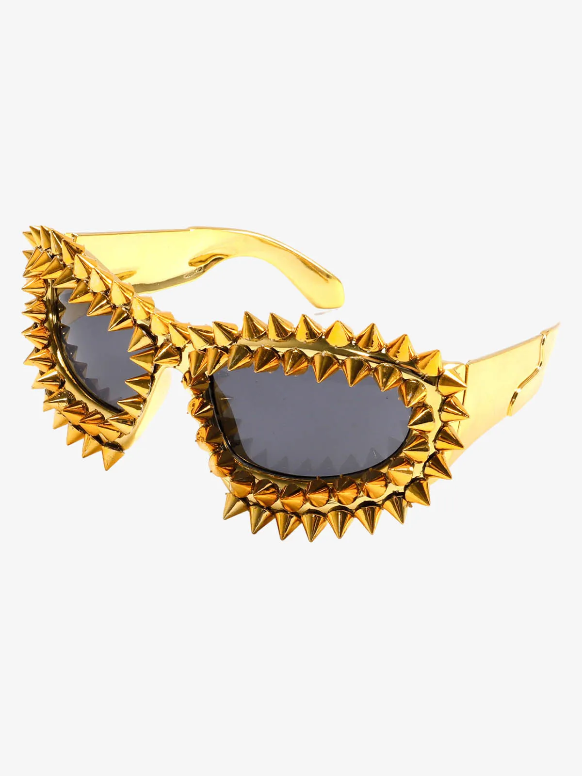 Retro High-Street Multicolor Spike Studded Sunglasses sold by Thesupermade product image thumbnail 2