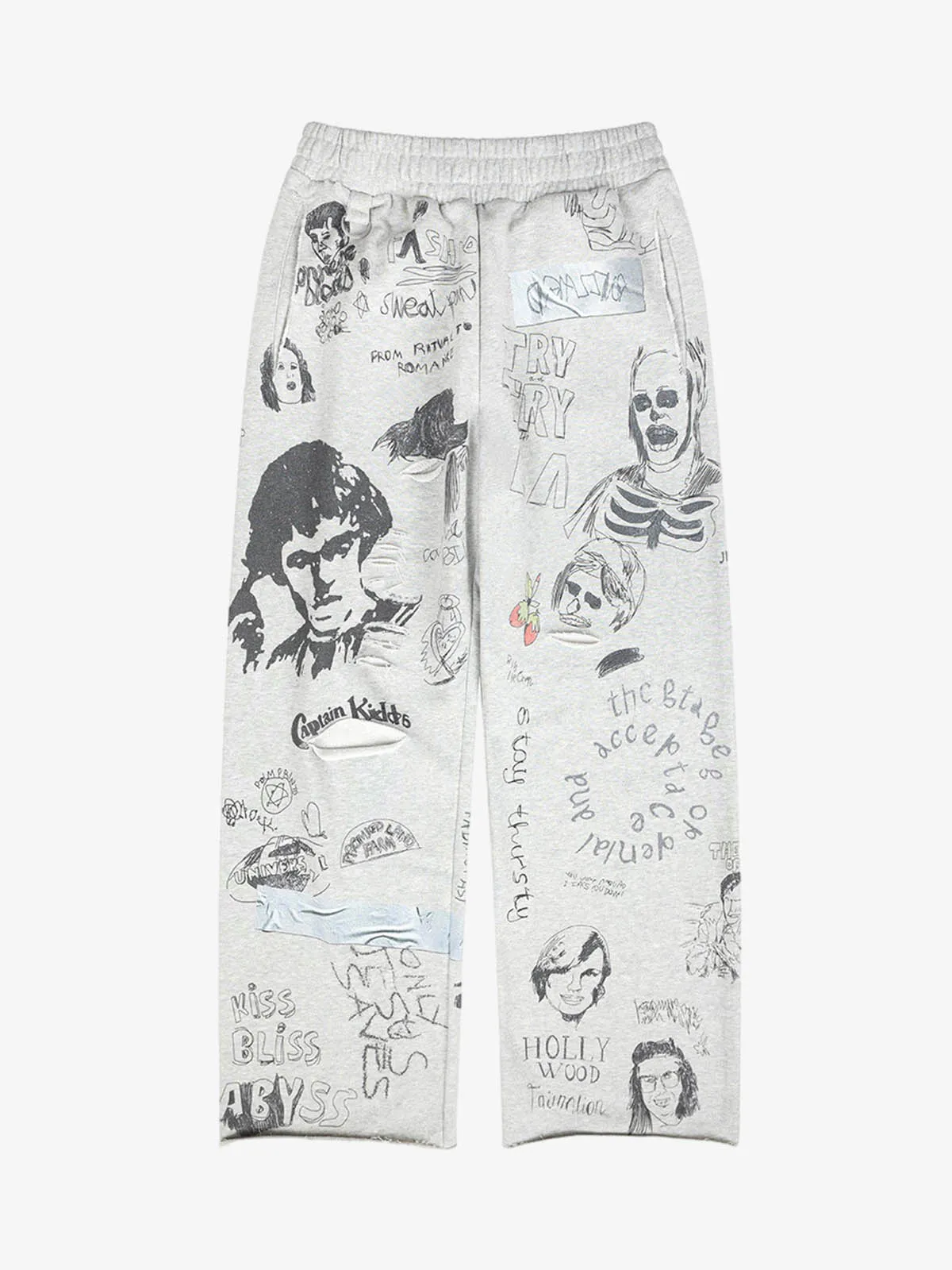 Graffiti Art Print Lounge Baggy Pants sold by Thesupermade