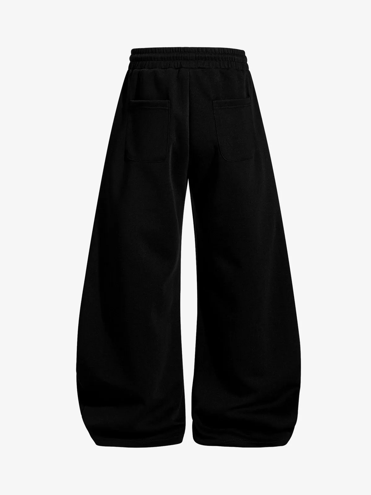 Retro Star Print Drawstring Wide-Leg Barrel Sweatpants sold by Thesupermade product image thumbnail 4