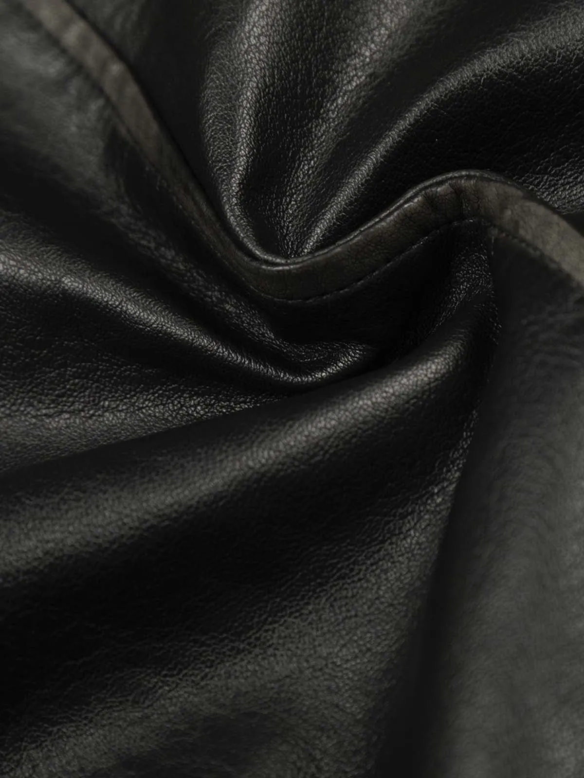 Studded High-Neck Faux Leather Jacket sold by Thesupermade product image thumbnail 4