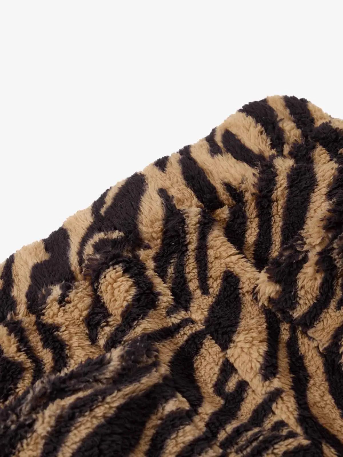 Retro Zebra Print Wide-Leg Lounge Barrel Pants sold by Thesupermade product image thumbnail 5