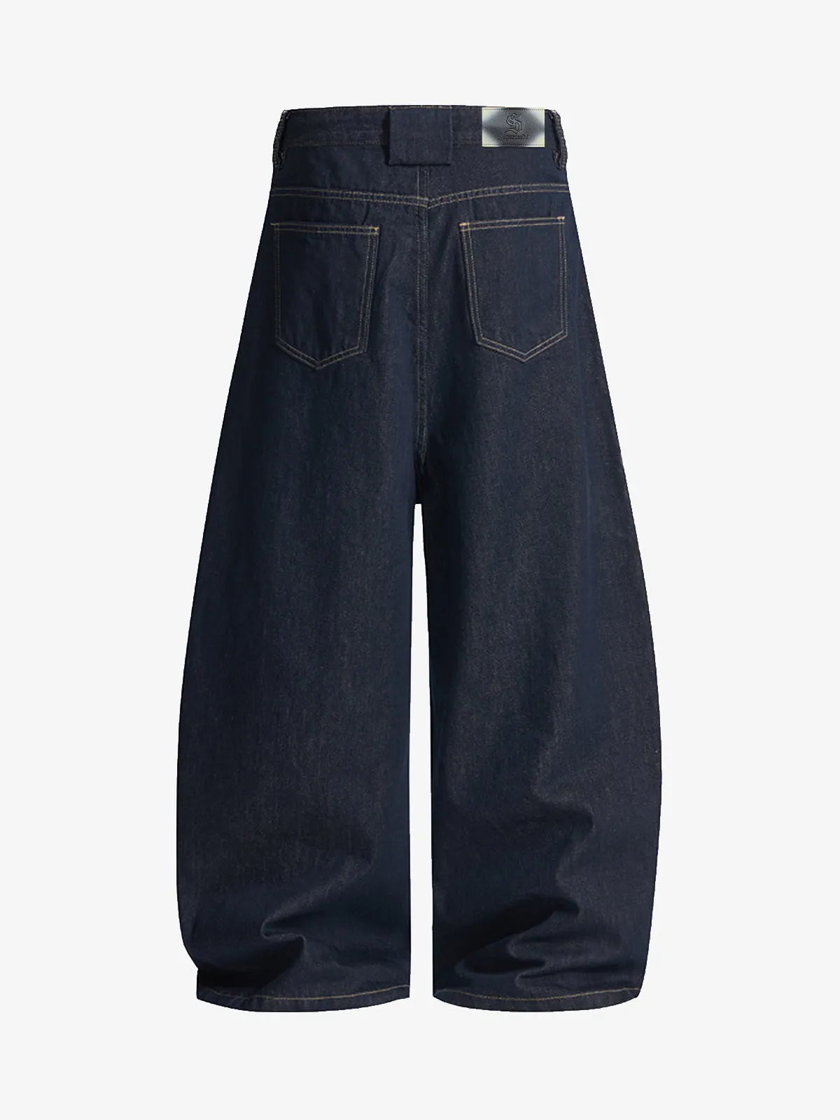 Vintage Curved Panel Balloon Barrel Jeans sold by Thesupermade product image thumbnail 2