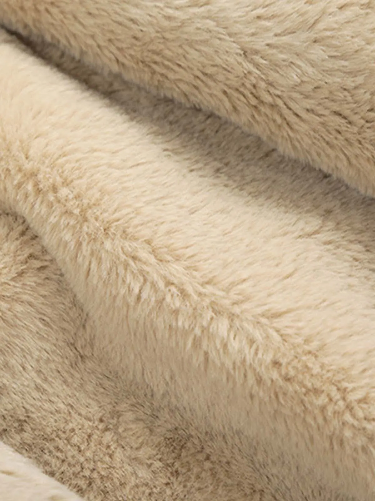 Contrast-Stitch Sherpa-Lined Stand Collar Zip Jacket sold by Thesupermade product image thumbnail 5