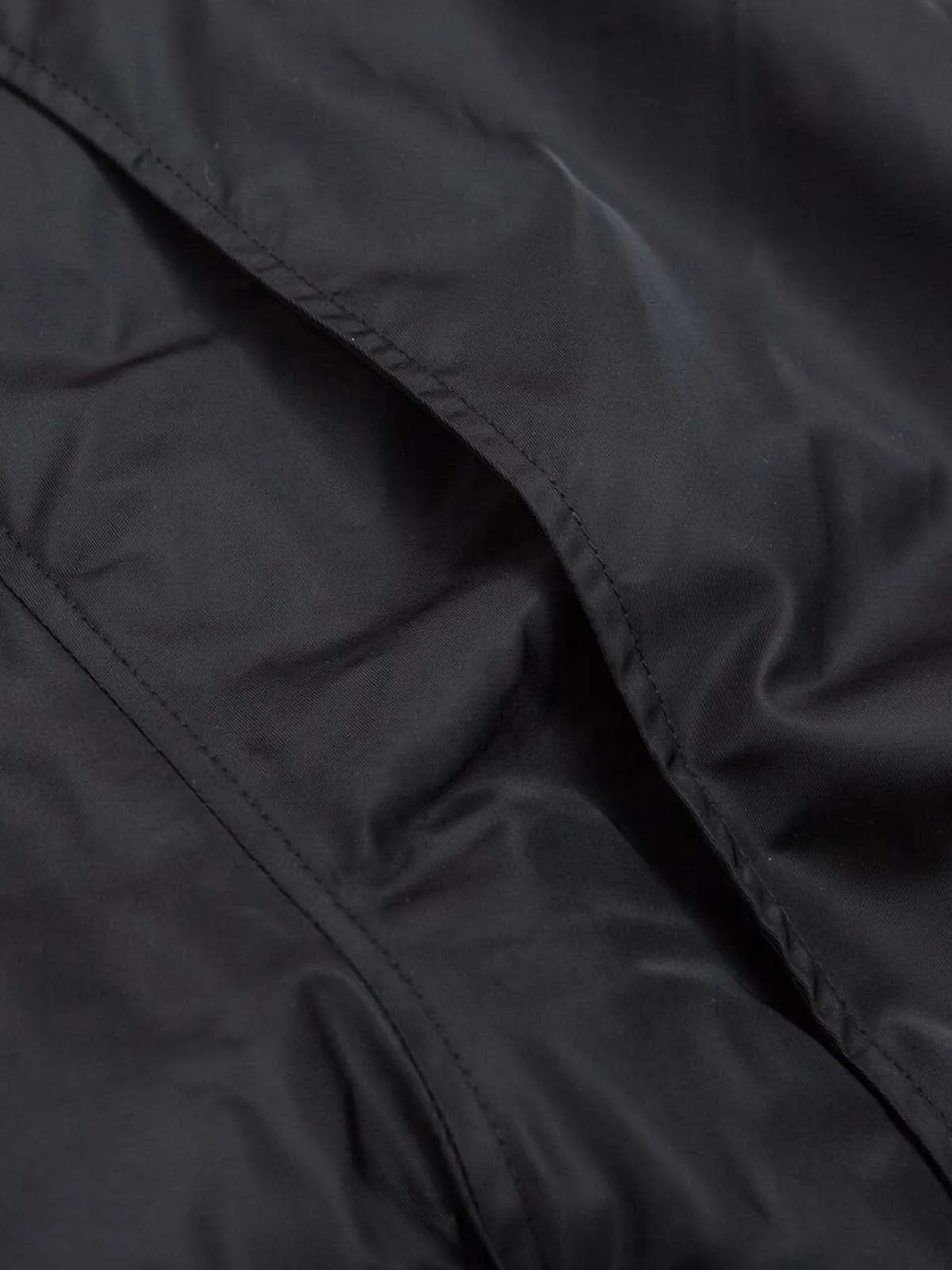 Retro Fur Trim Padded Hooded Nylon Bomber Jacket sold by Thesupermade product image thumbnail 5