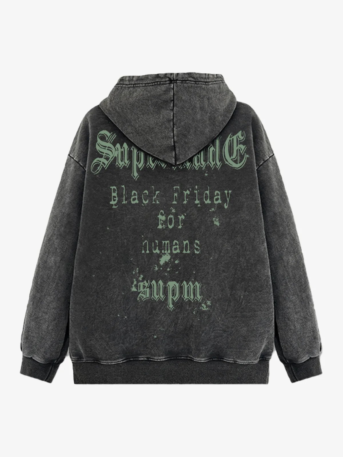 Gothic Skull Spider Web Graphic Hoodie sold by Thesupermade product image thumbnail 5