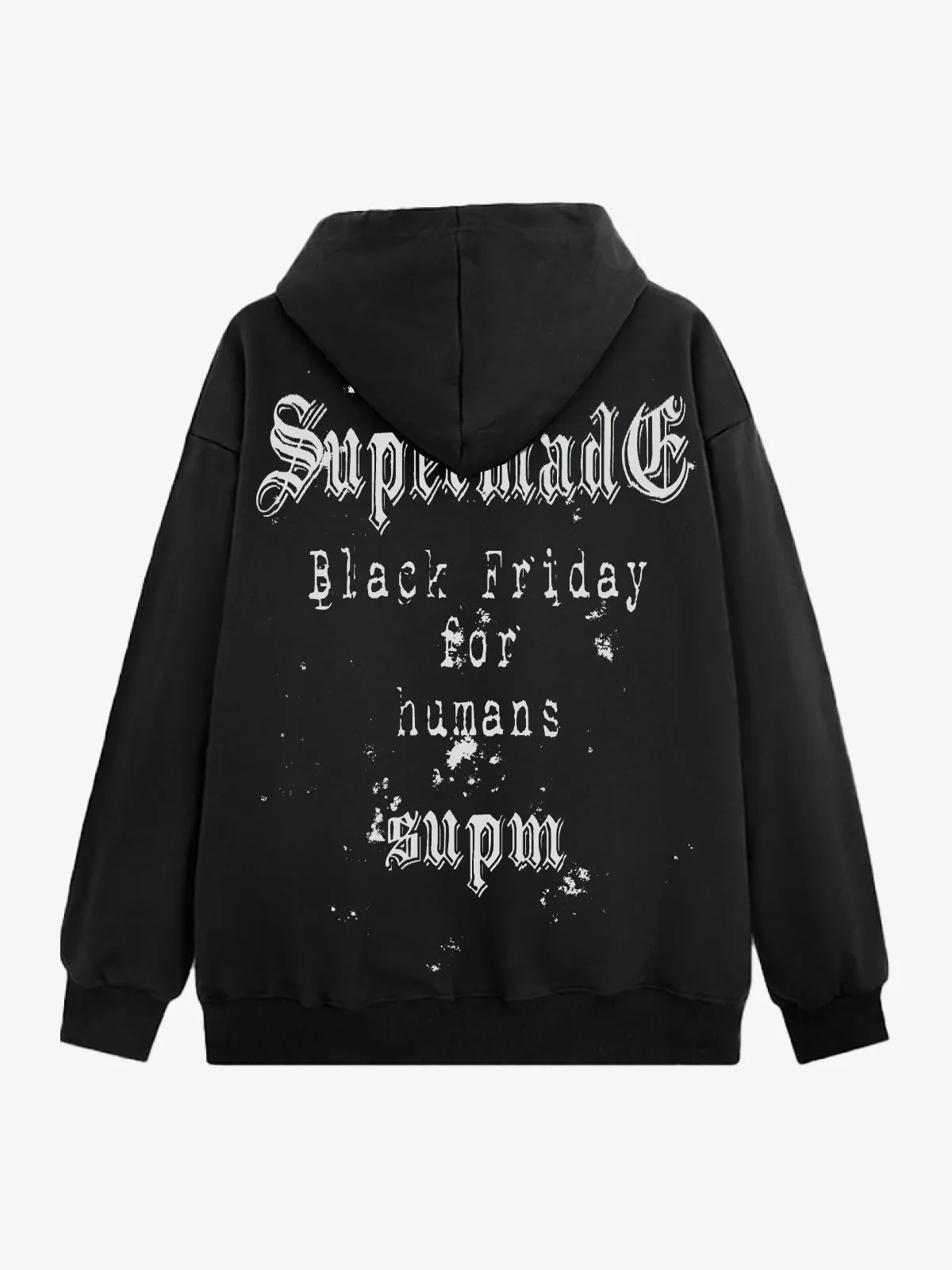 Gothic Skull Spider Web Graphic Hoodie sold by Thesupermade product image thumbnail 4