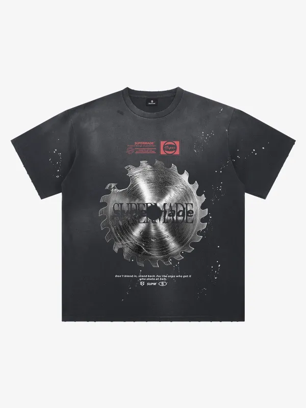 Industrial Saw Blade Graphic T-Shirt sold by Thesupermade
