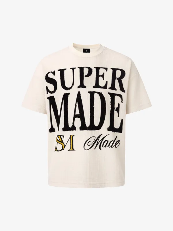 Typography Logo Print T-Shirt sold by Thesupermade