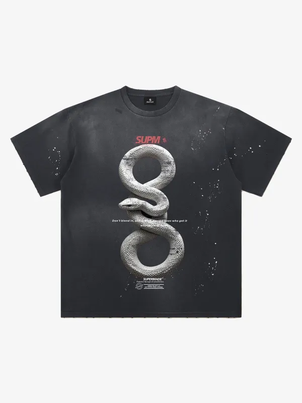Realistic Snake Graphic T-Shirt sold by Thesupermade
