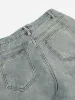 Thesupermade Airbrushed Pentagram Applique Jeans - 1656 sold by Thesupermade