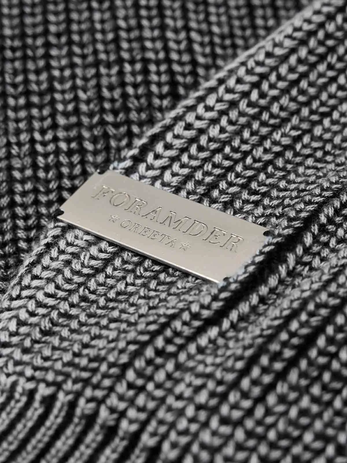 Textured Knit Panel Raglan Hooded Sweater sold by Thesupermade product image thumbnail 5