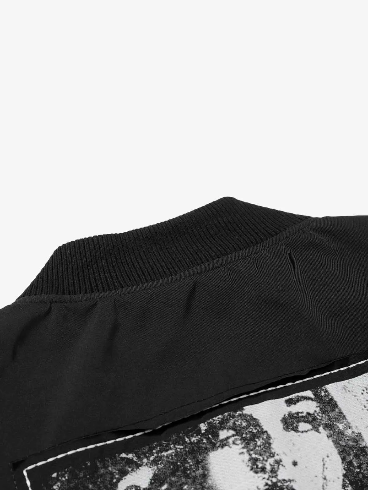 Vintage Graphic Star Embroidered Bomber Jacket sold by Thesupermade product image thumbnail 3