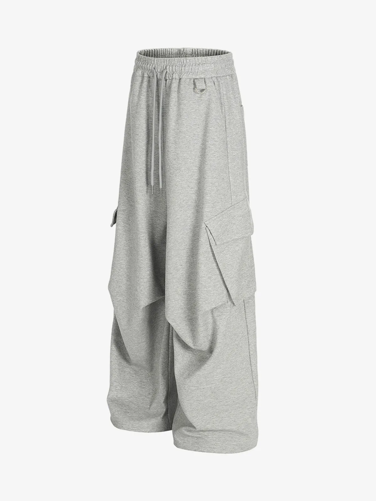 Wrinkled Detail Multi-Pocket Cargo Sweatpants sold by Thesupermade product image thumbnail 3