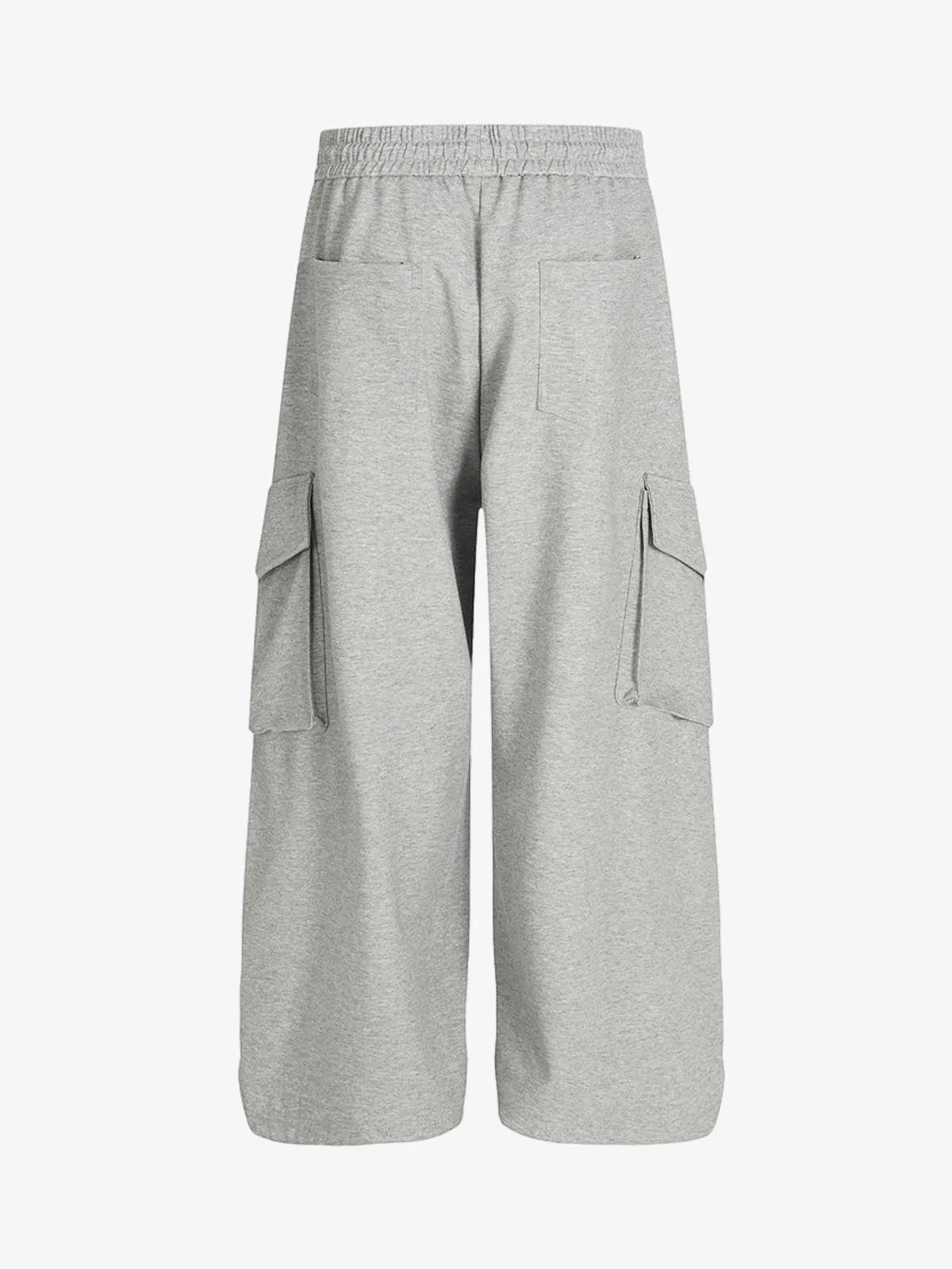 Wrinkled Detail Multi-Pocket Cargo Sweatpants sold by Thesupermade product image thumbnail 2