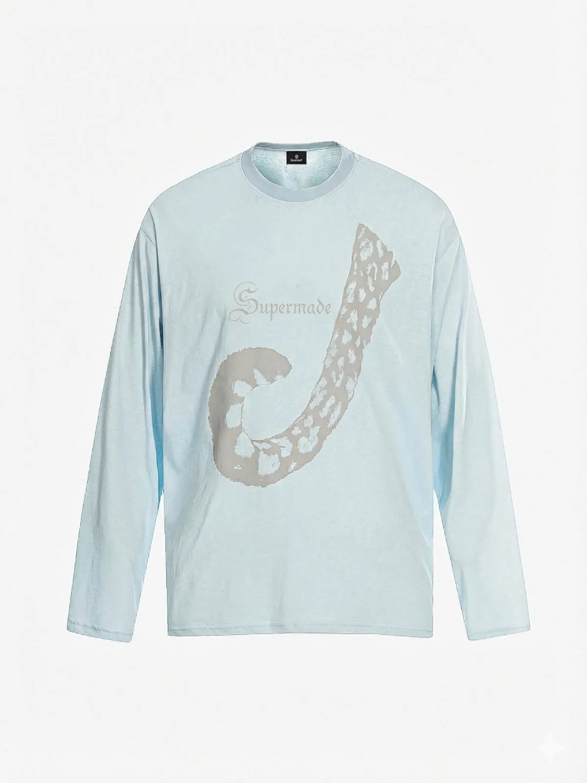 Abstract Leopard Tail Graphic Long Sleeve T-Shirt sold by Thesupermade product image thumbnail 2