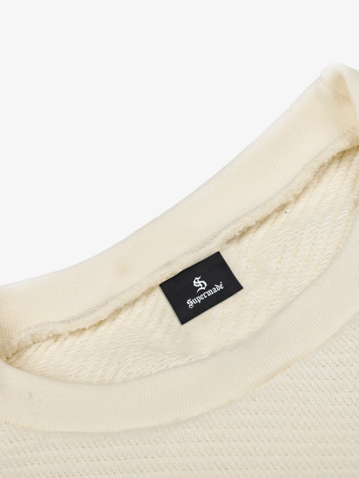 Raw Hem Clean-Fit Crew Neck Pullover sold by Thesupermade product image thumbnail 4