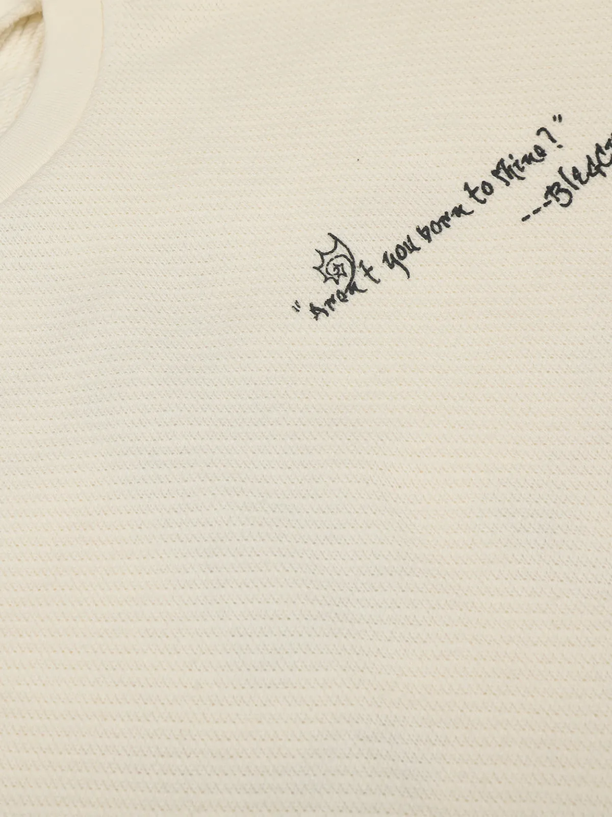 Raw Hem Clean-Fit Crew Neck Pullover sold by Thesupermade product image thumbnail 5
