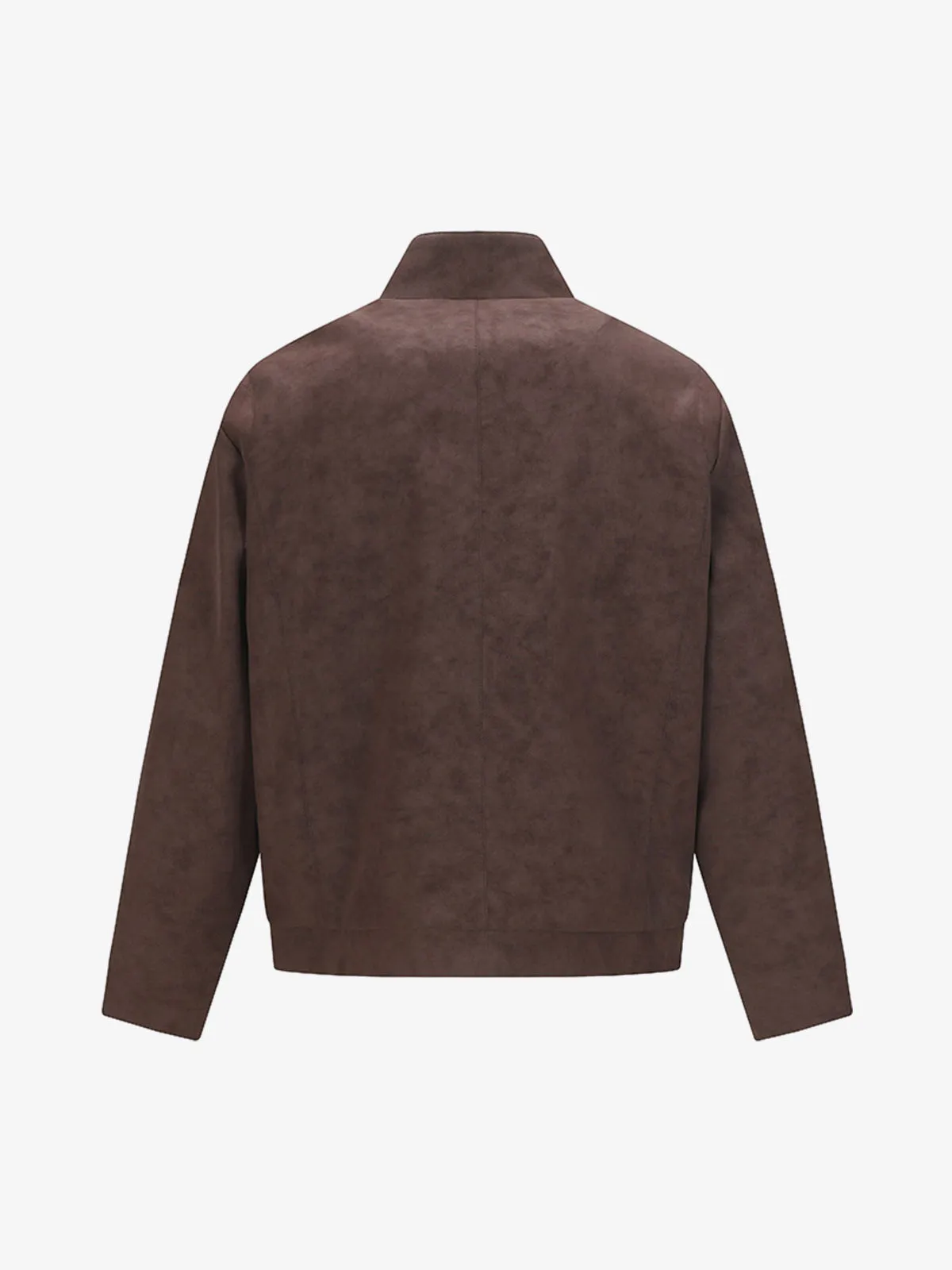 Suede Studded Zip Up Jacket sold by Thesupermade product image thumbnail 3