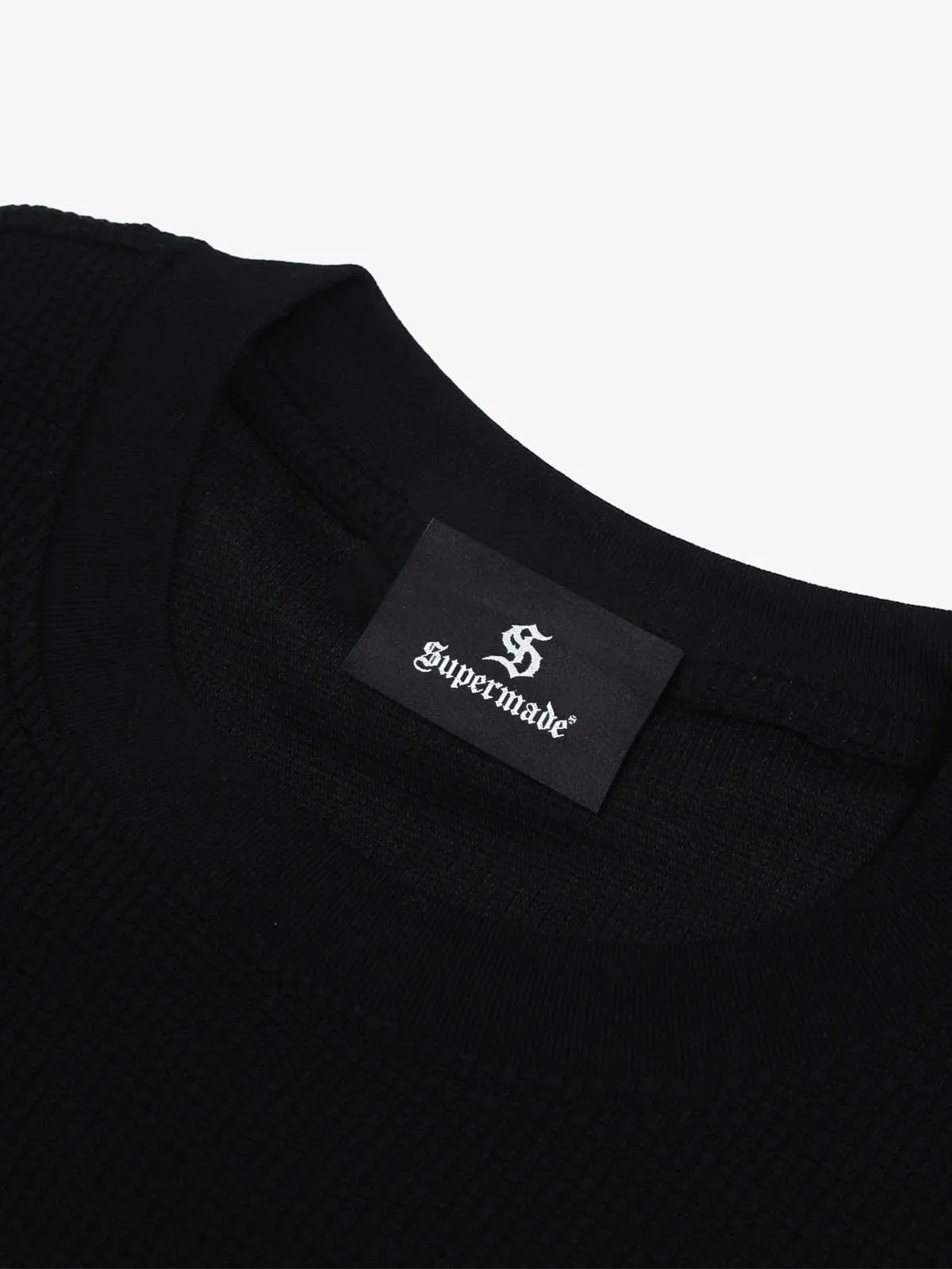 Waffle Knit Eye Graphic Letter Print T-Shirt sold by Thesupermade product image thumbnail 5