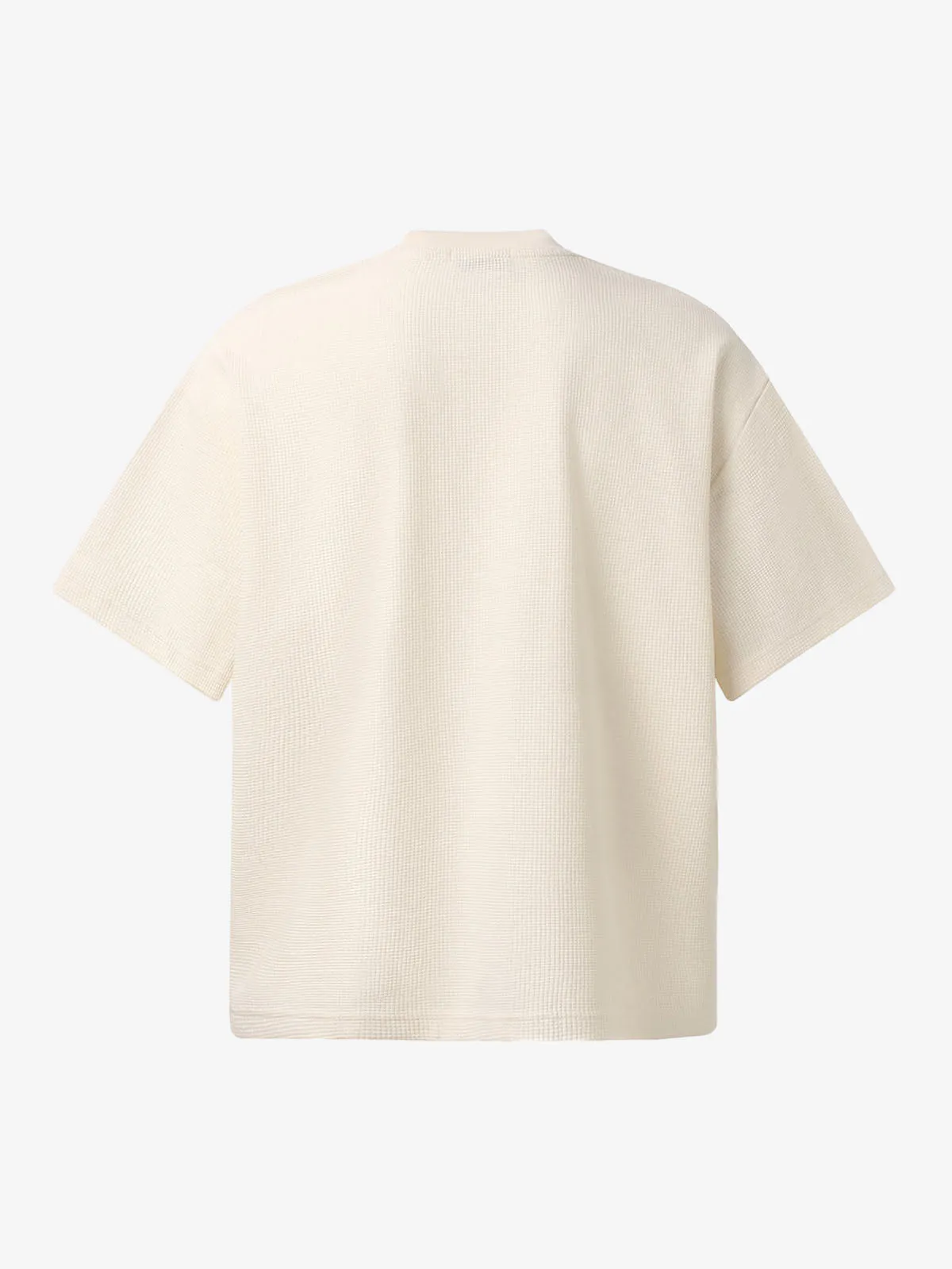 Waffle Knit Eye Graphic Letter Print T-Shirt sold by Thesupermade product image thumbnail 4