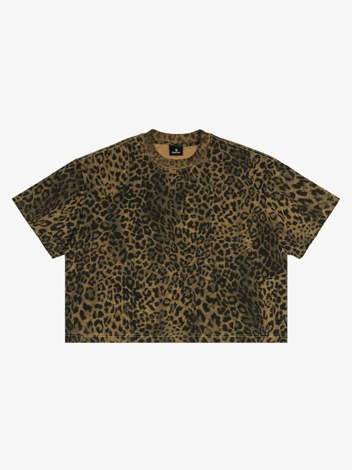 Leopard Print Oversized T-Shirt sold by Thesupermade product image thumbnail 2