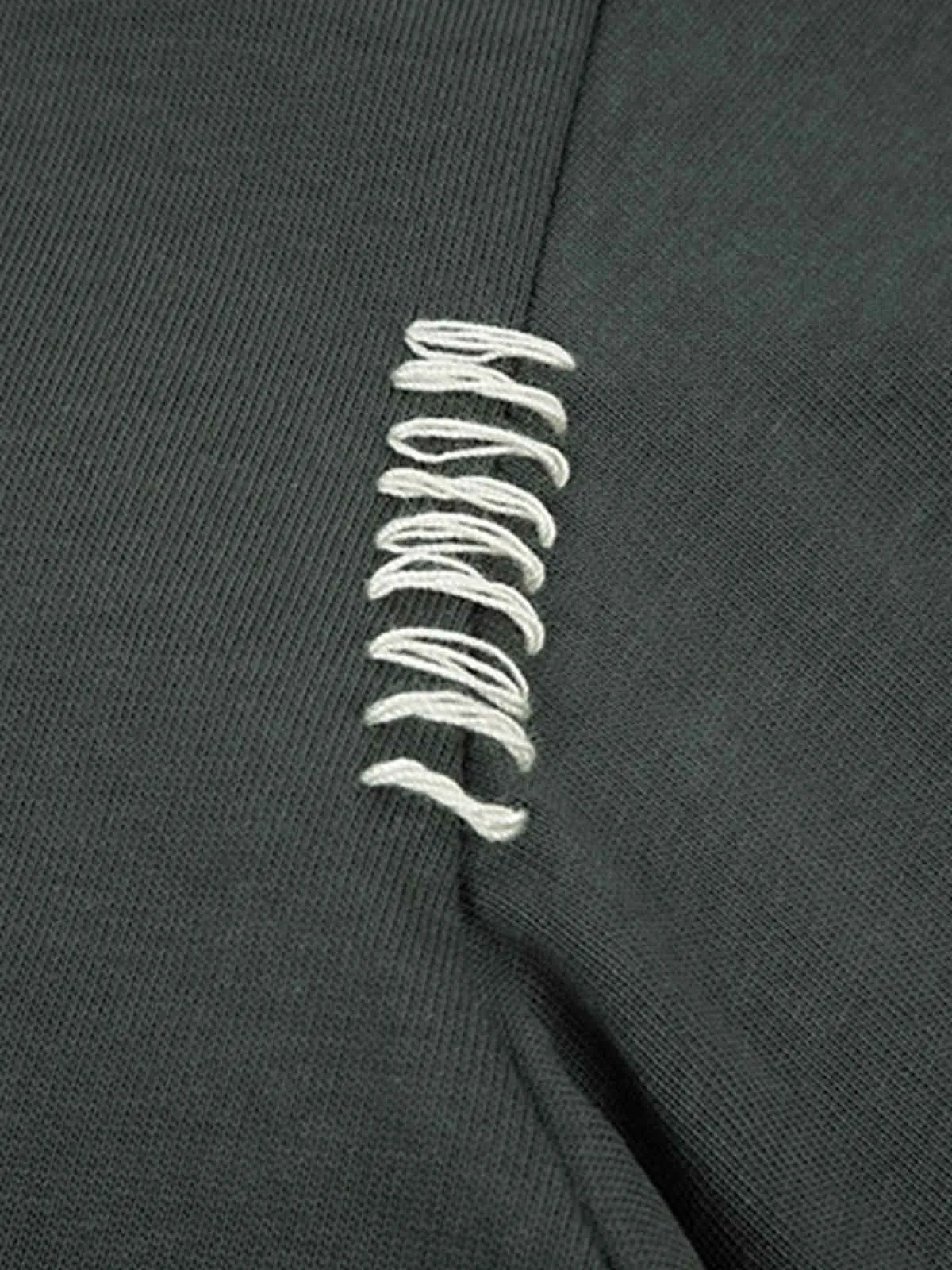 Minimal Exposed Stitch Design T-Shirt sold by Thesupermade product image thumbnail 4
