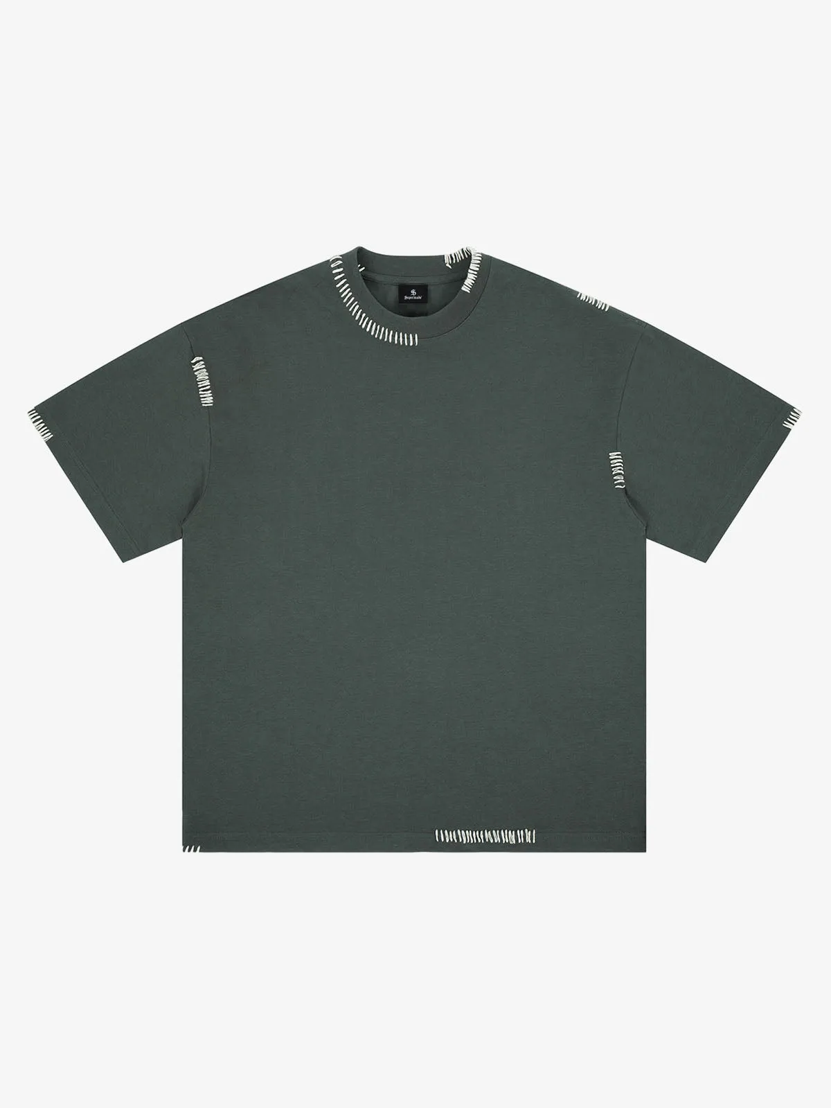 Minimal Exposed Stitch Design T-Shirt sold by Thesupermade