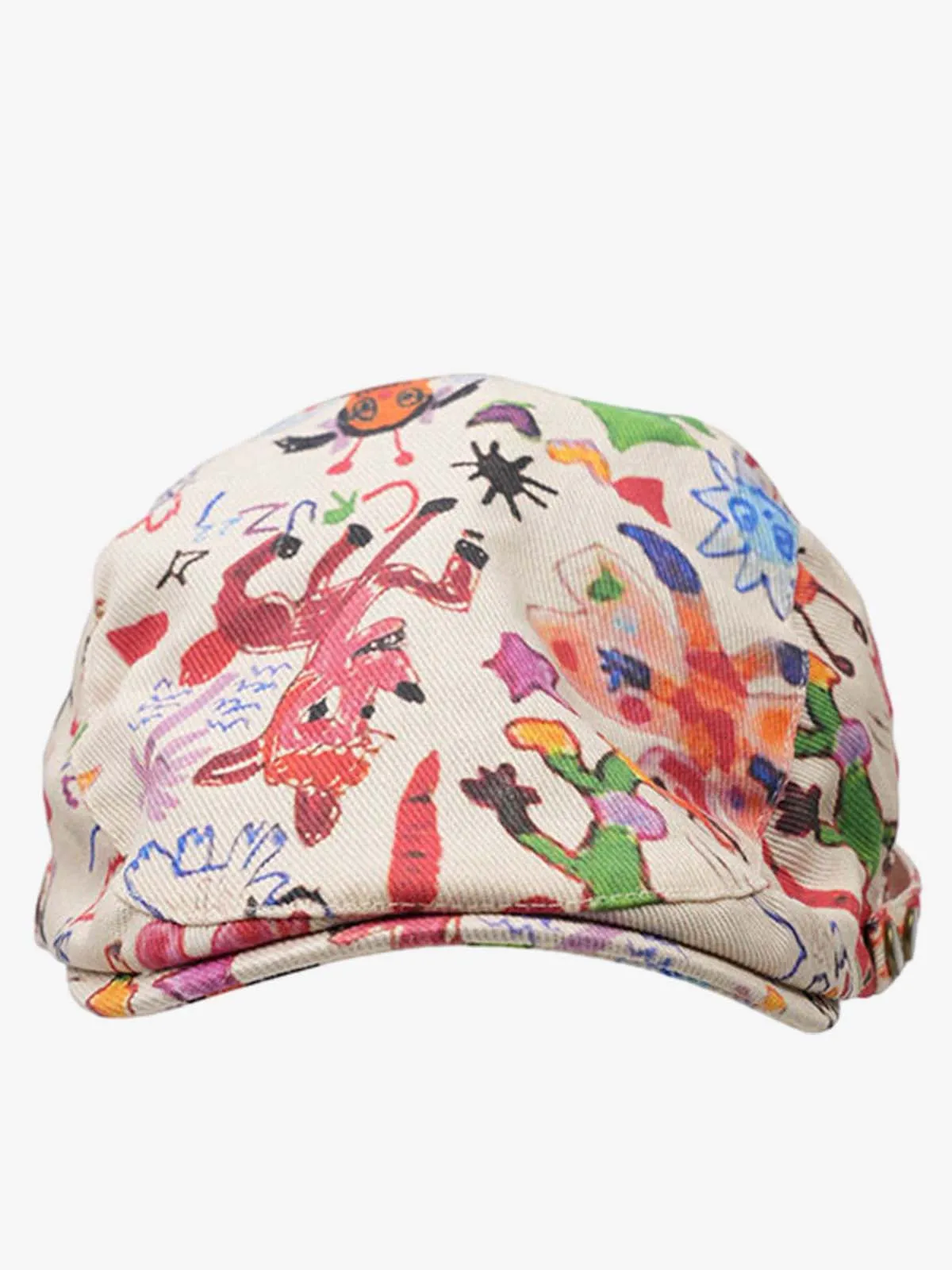 Graffiti Doodle Print Cotton Newsboy Cap sold by Thesupermade product image thumbnail 2