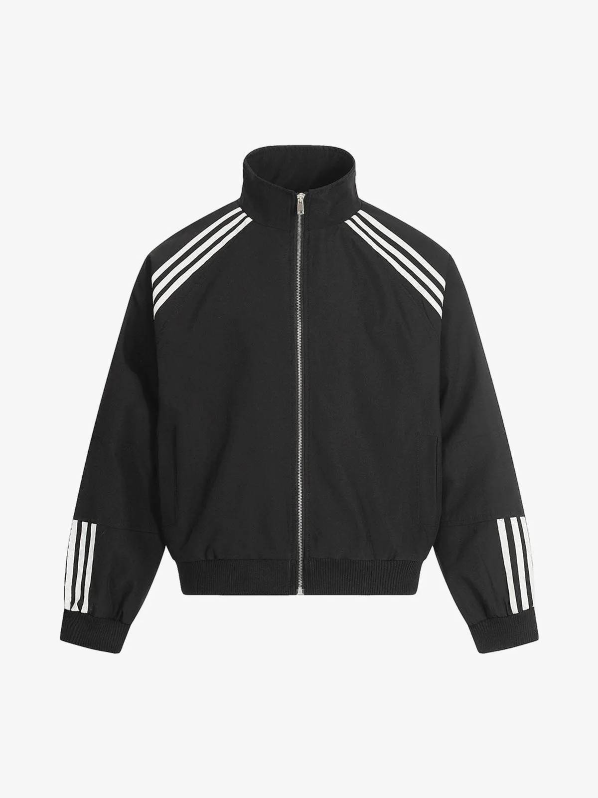 Striped Zip-Up Track Jacket and Wide-Leg Track Pants Set sold by Thesupermade product image thumbnail 5