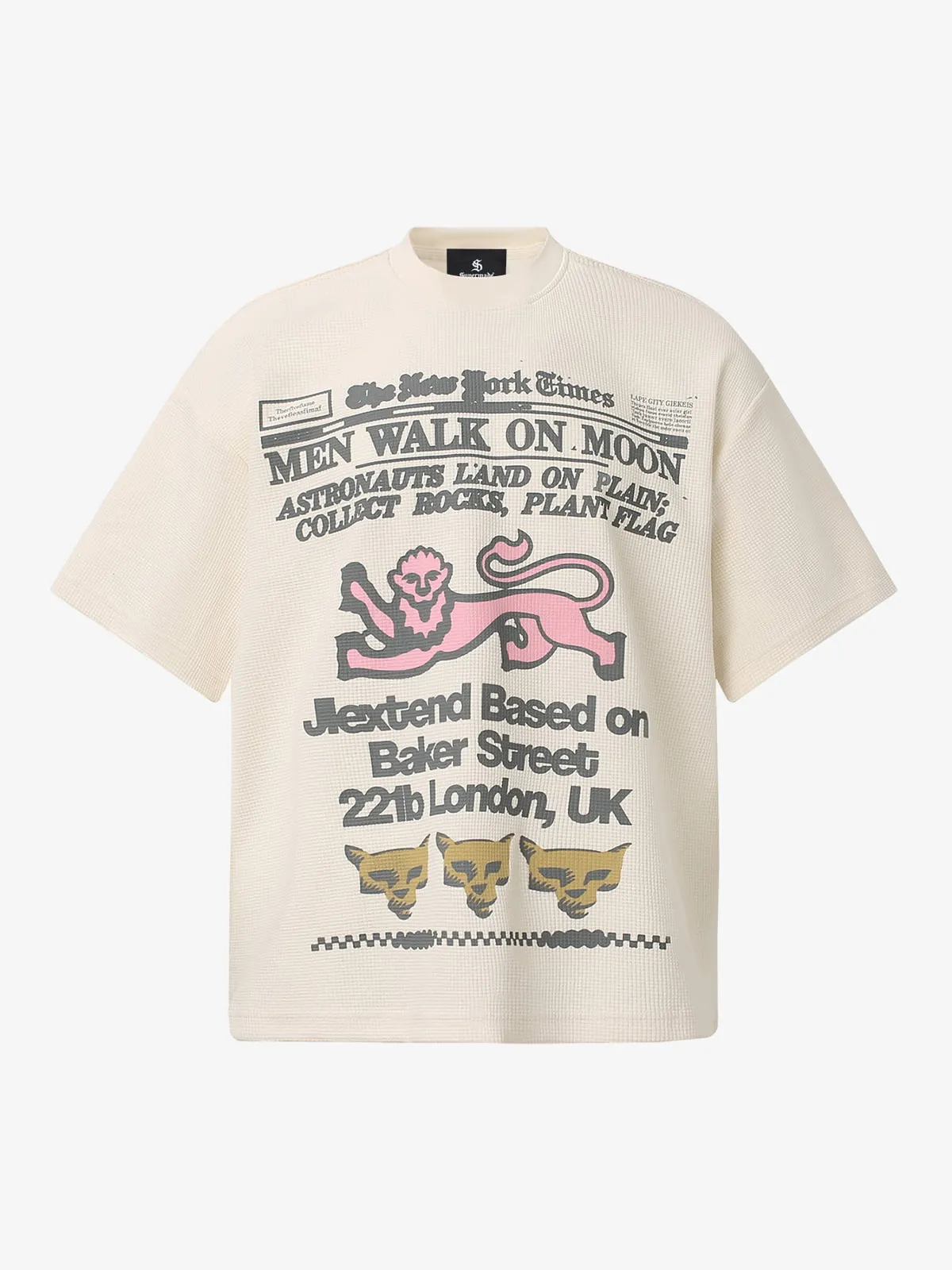Waffle Knit Fun Graphic T-Shirt sold by Thesupermade