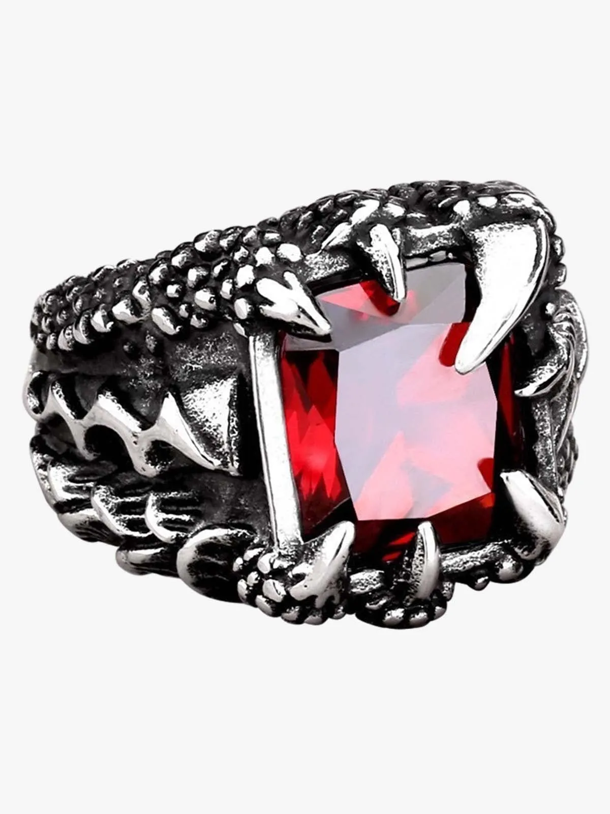 Gothic Claw Stone Open Ring sold by Thesupermade product image thumbnail 2
