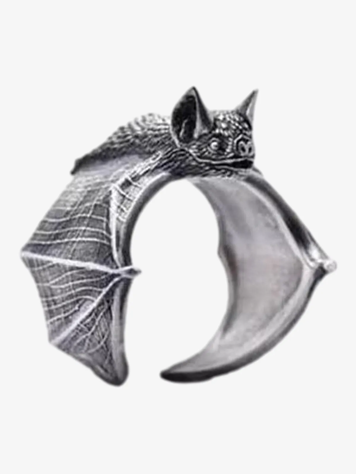 Gothic Bat Open Ring sold by Thesupermade