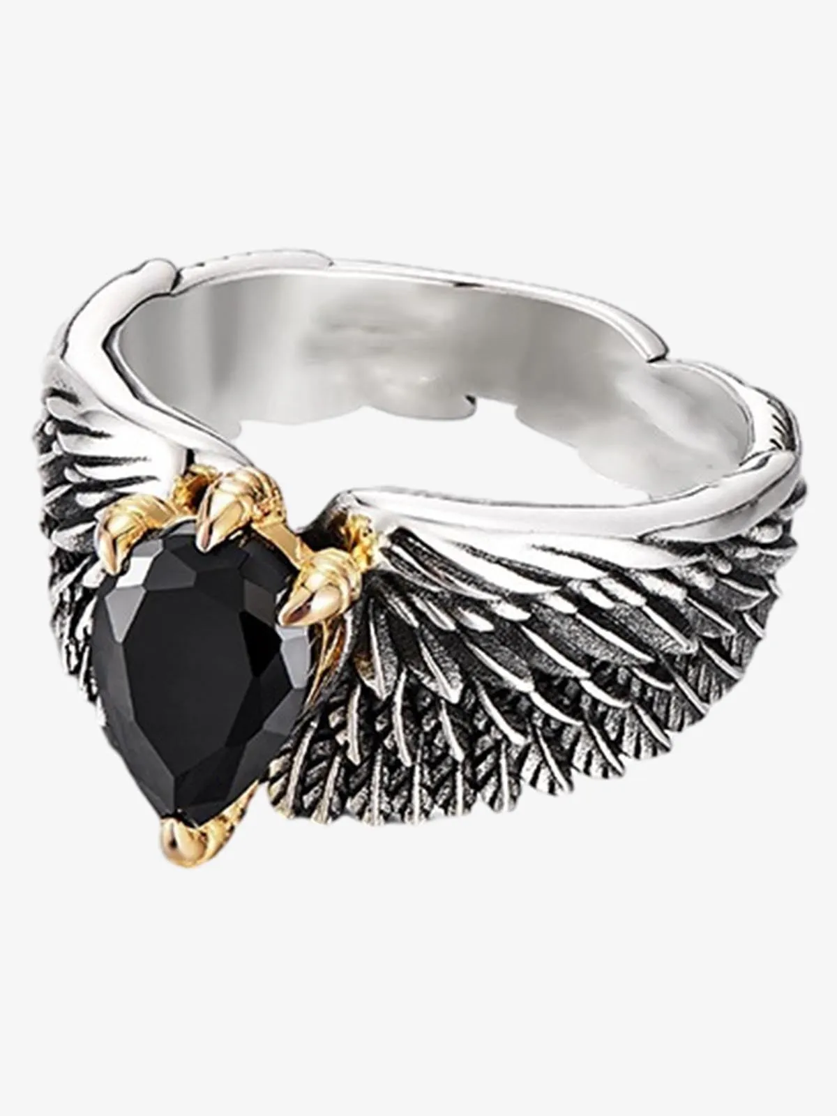 Gothic Wing Stone Ring sold by Thesupermade product image thumbnail 4