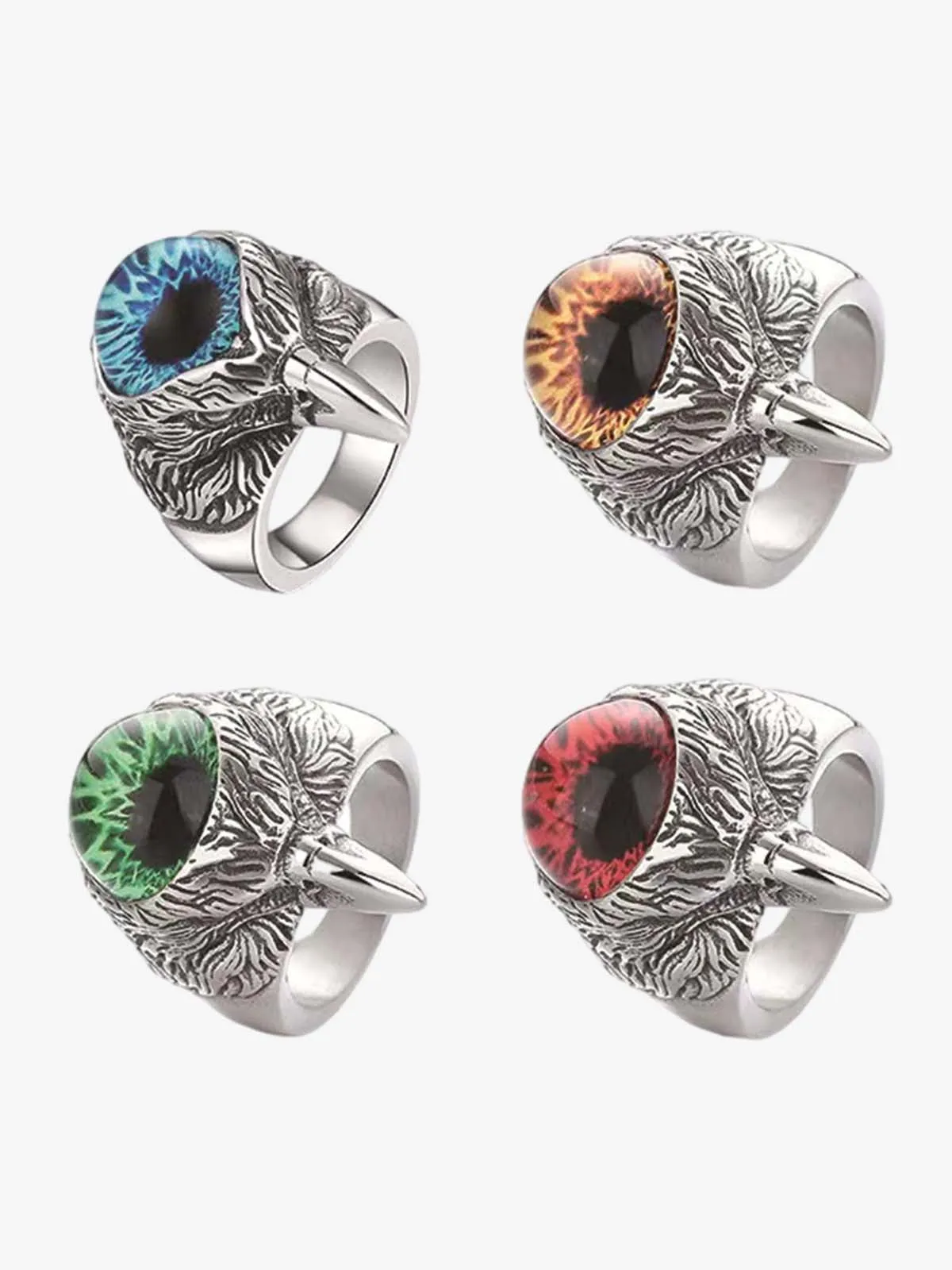Punk Demon Eye Ring sold by Thesupermade product image thumbnail 5