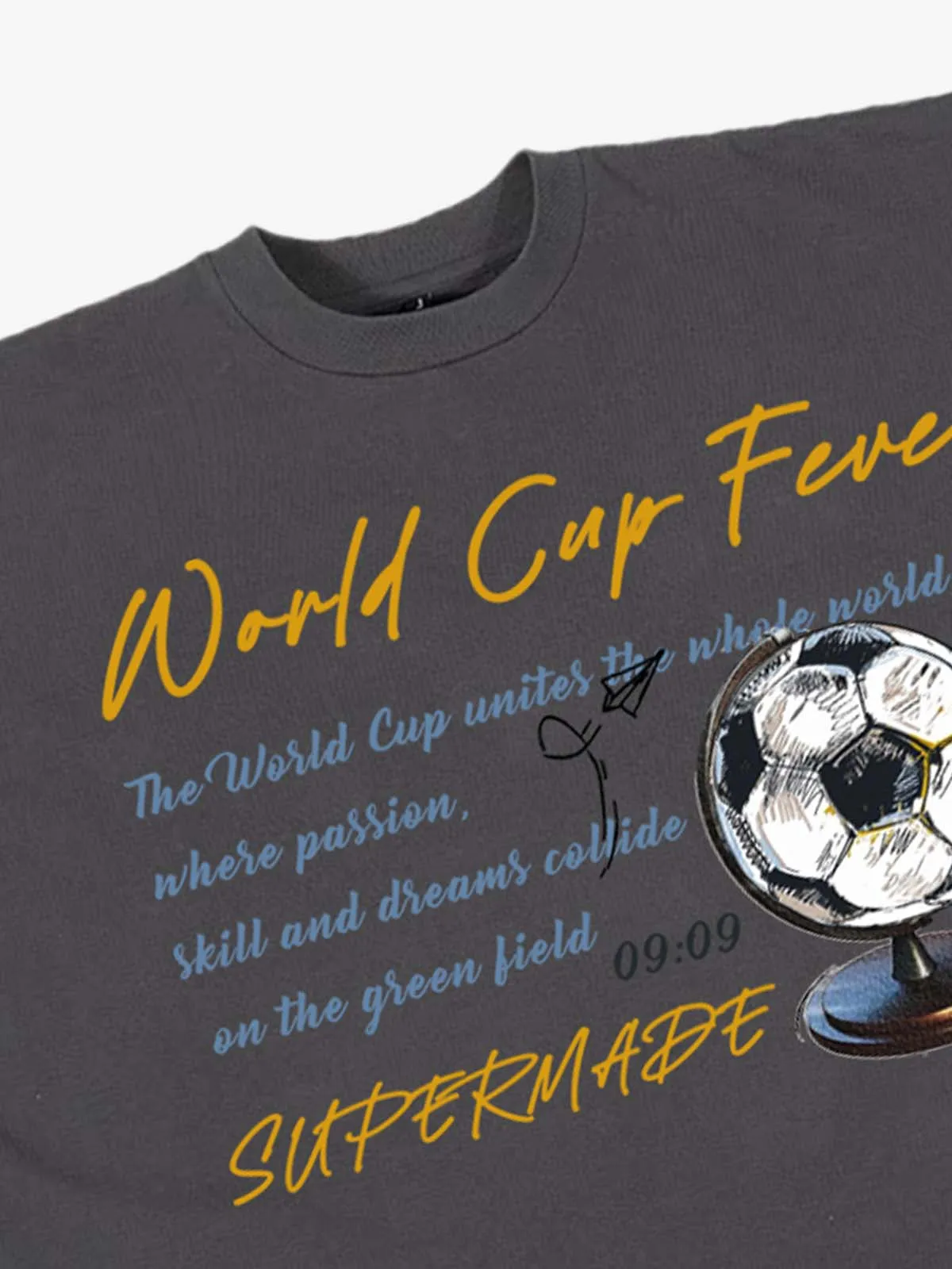 World Cup Fever Soccer Graphic T-Shirt sold by Thesupermade product image thumbnail 5