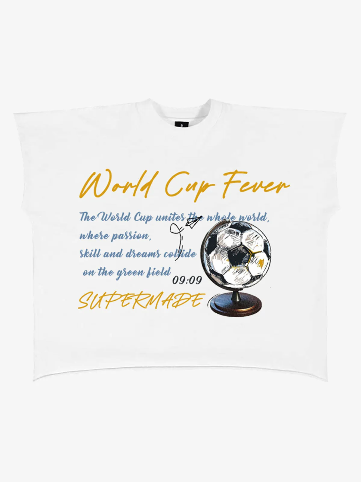 World Cup Fever Soccer Graphic T-Shirt sold by Thesupermade product image thumbnail 2