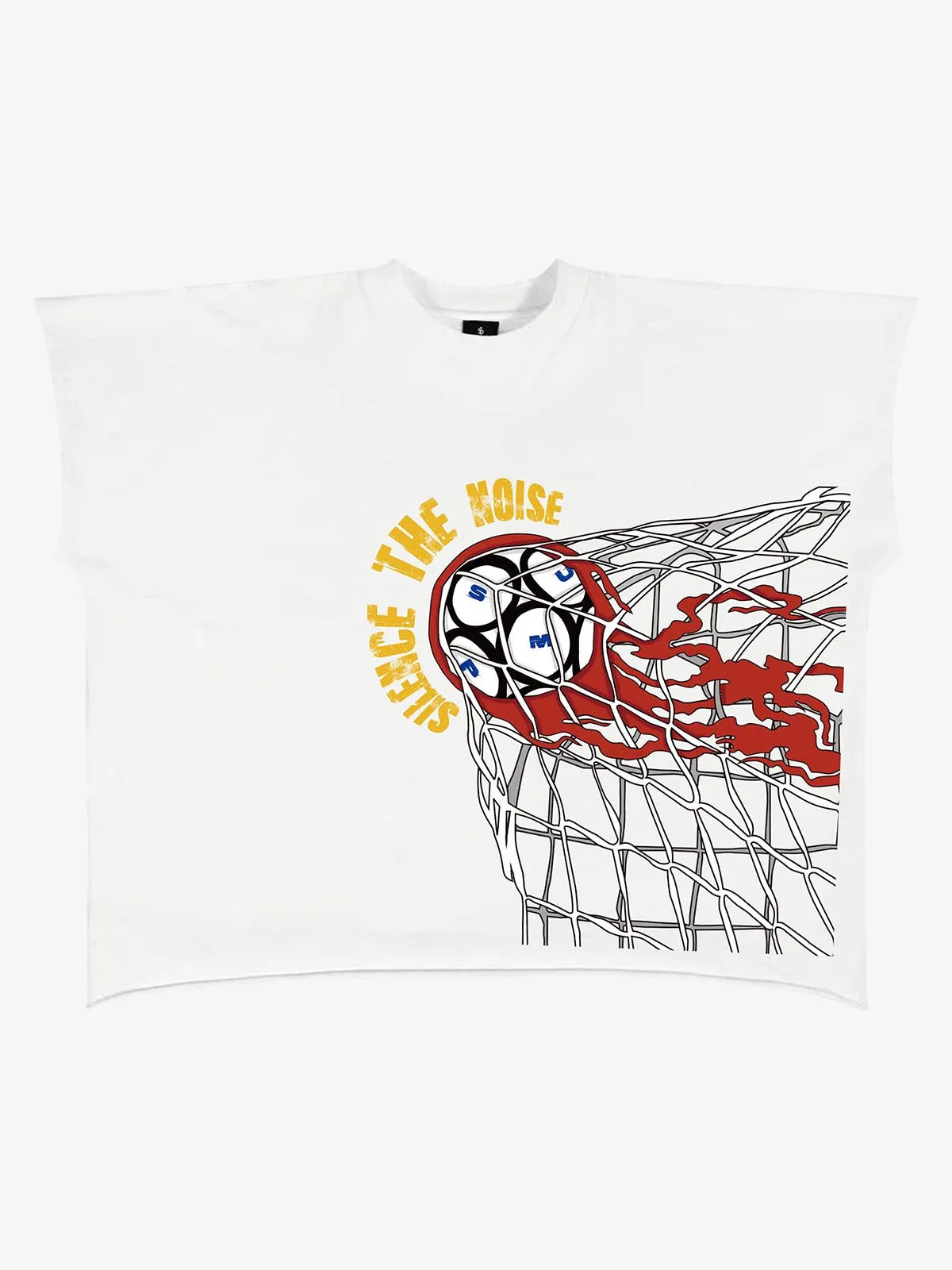 Goal Shot Splatter Soccer Graphic Sleeveless T-Shirt sold by Thesupermade