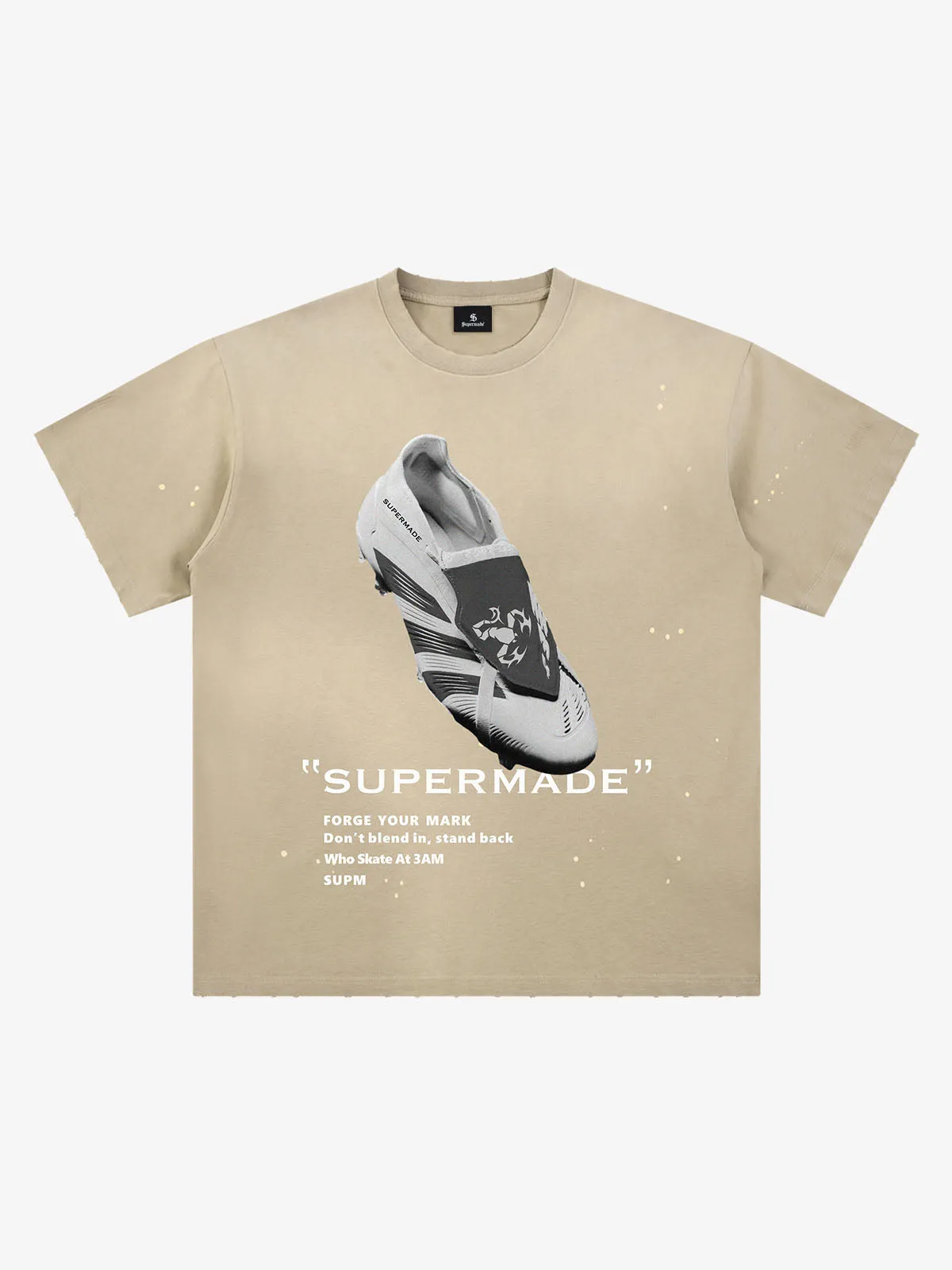 Vintage Soccer Cleat Graphic T-Shirt sold by Thesupermade product image thumbnail 2