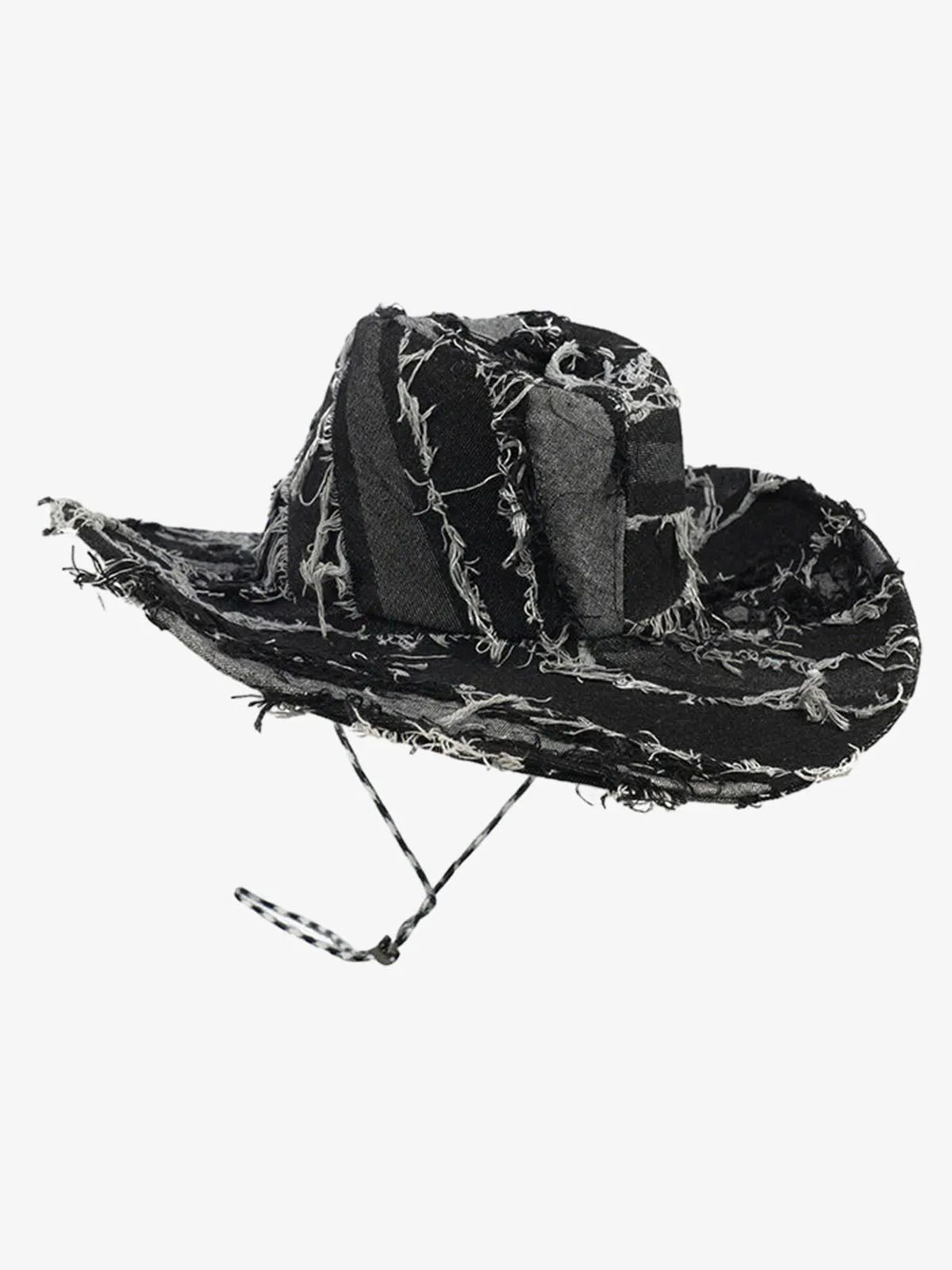 Distressed Patchwork Cowboy Hat sold by Thesupermade