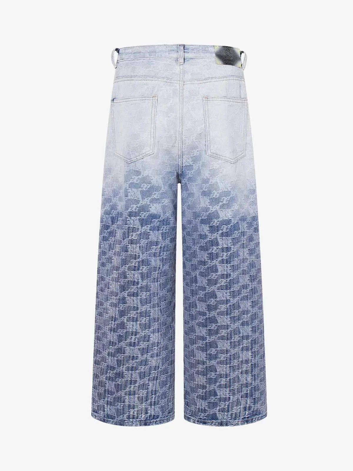 Gradient Wash Jacquard Denim Jeans sold by Thesupermade product image thumbnail 2