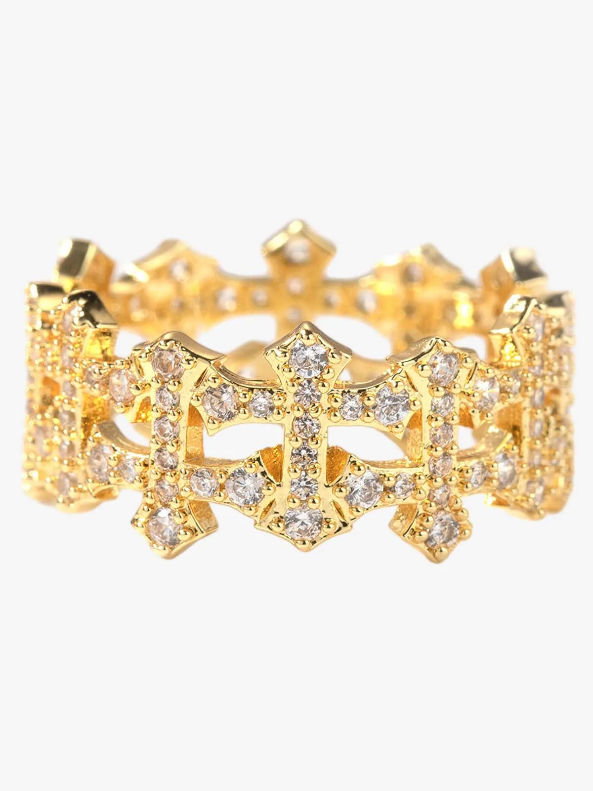 Hollow Cross Ring sold by Thesupermade product image thumbnail 4