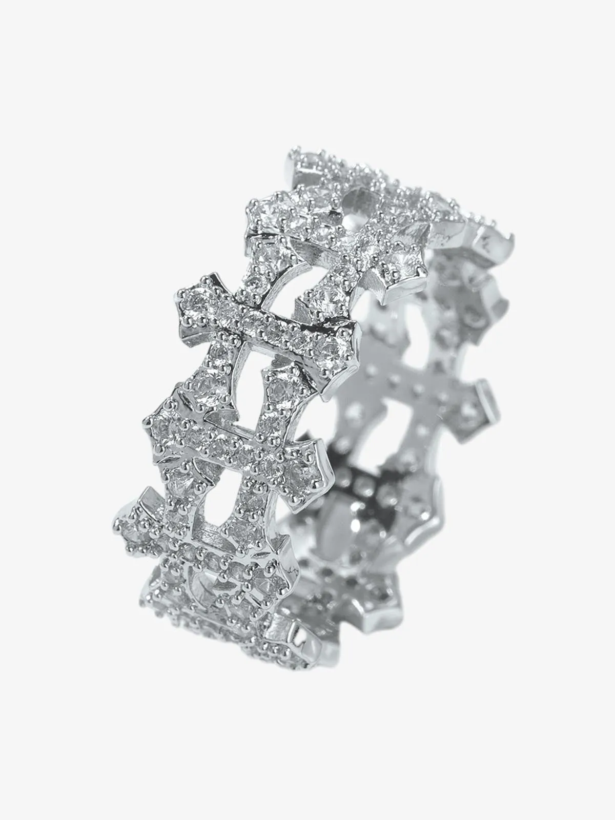 Hollow Cross Ring sold by Thesupermade product image thumbnail 2