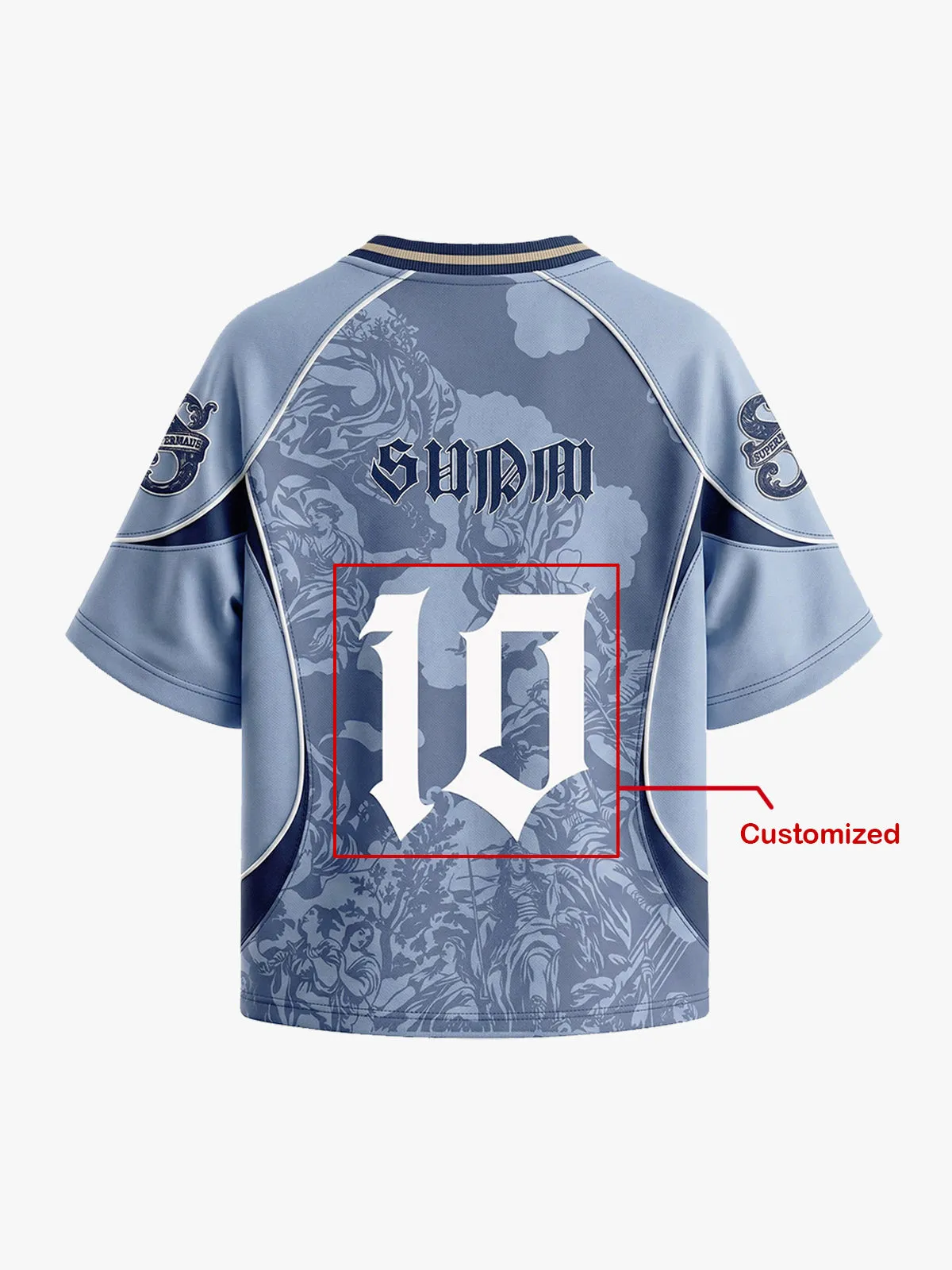 Retro Italian Style Custom Jersey Set sold by Thesupermade product image thumbnail 4