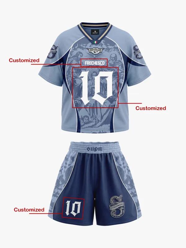 Retro Italian Style Custom Jersey Set made by Thesupermade