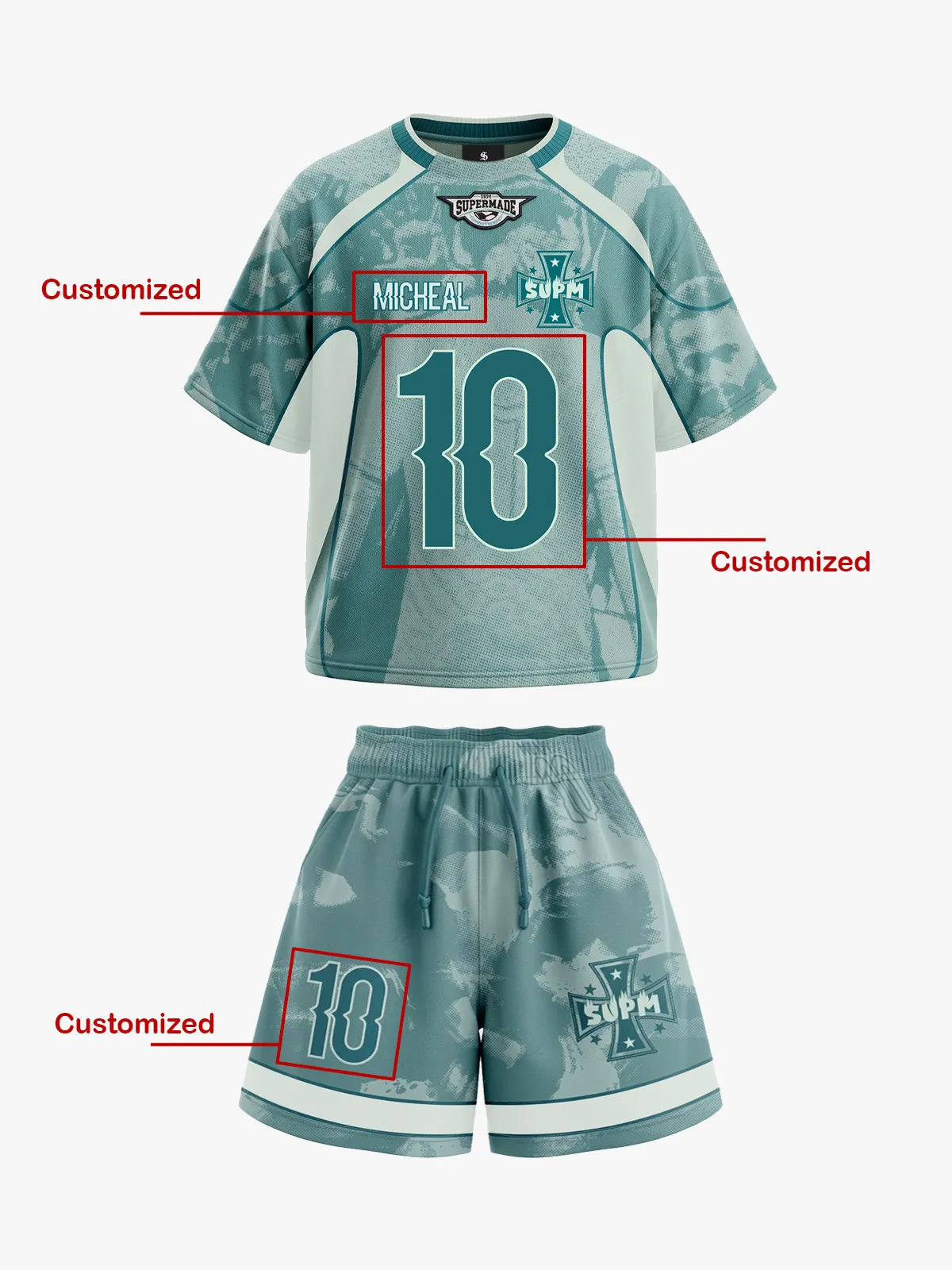 Retro World Cup Custom Jersey Set - 2627 sold by Thesupermade