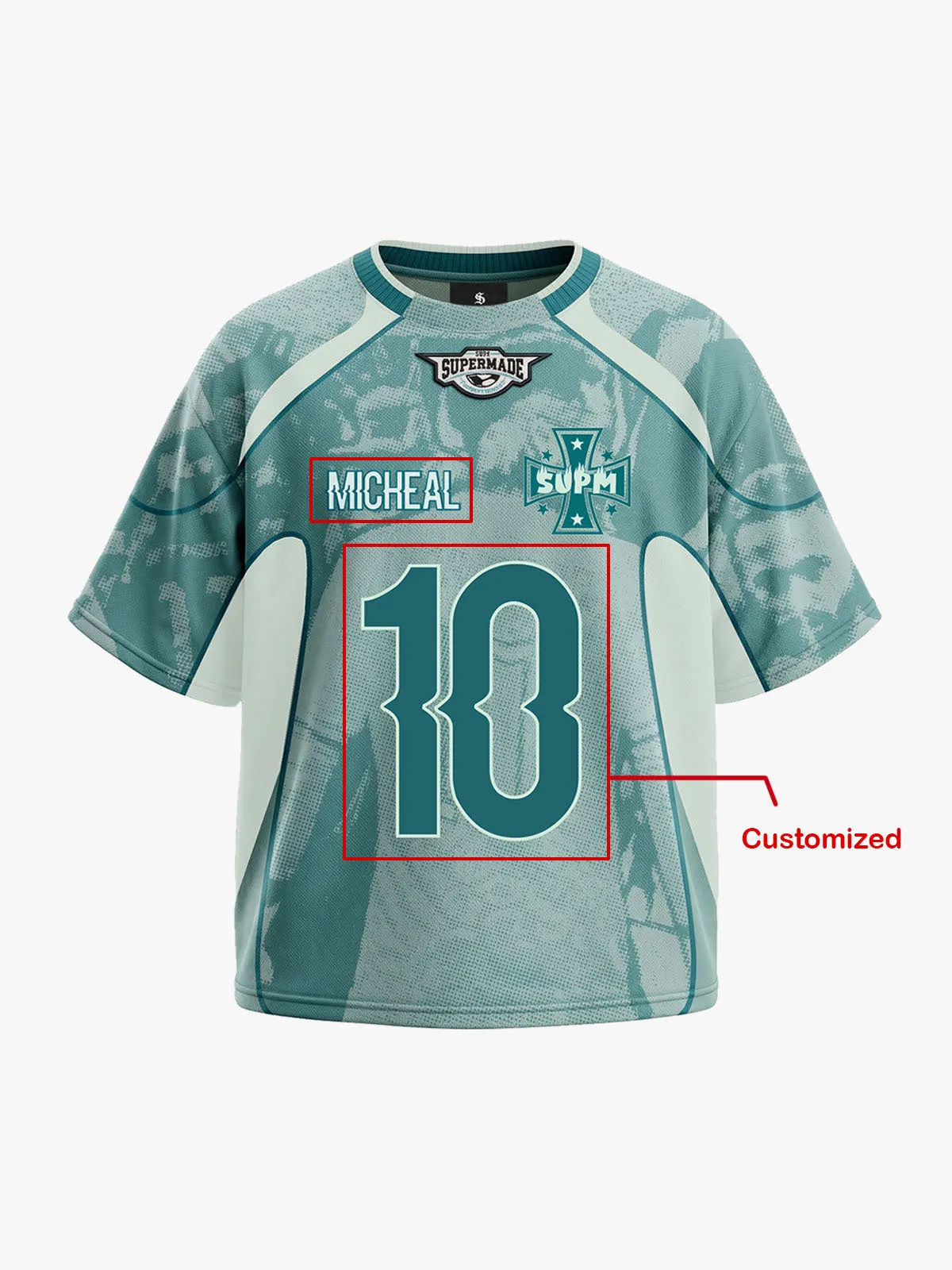 Retro World Cup Custom Jersey Set - 2627 sold by Thesupermade product image thumbnail 3